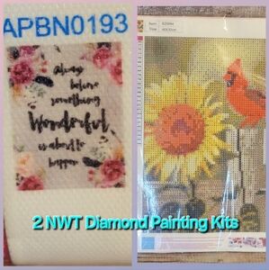 2 NWT Diamond Painting Kits